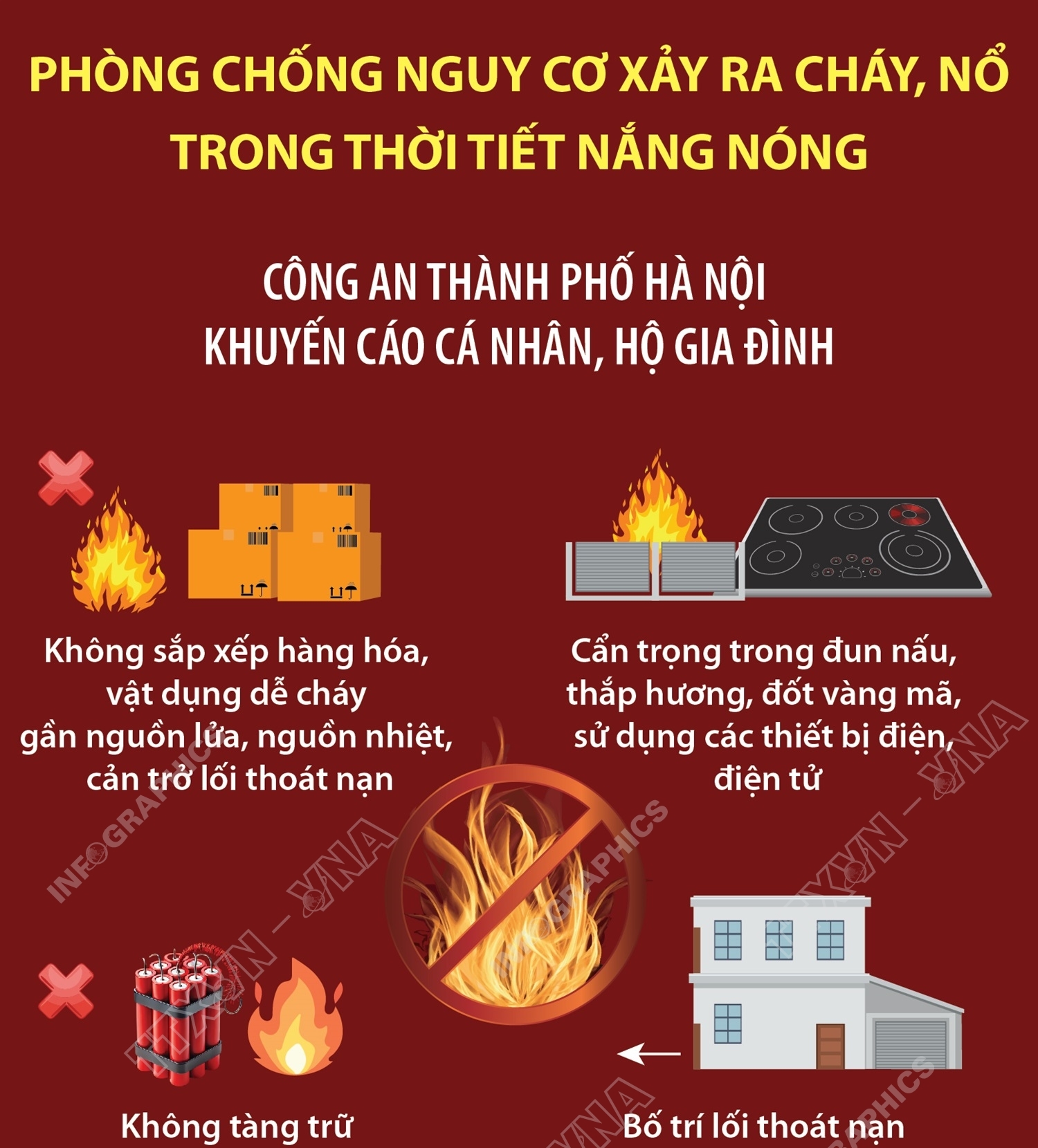 Phòng chống nguy cơ xảy ra cháy, nổ trong thời tiết nắng nóng