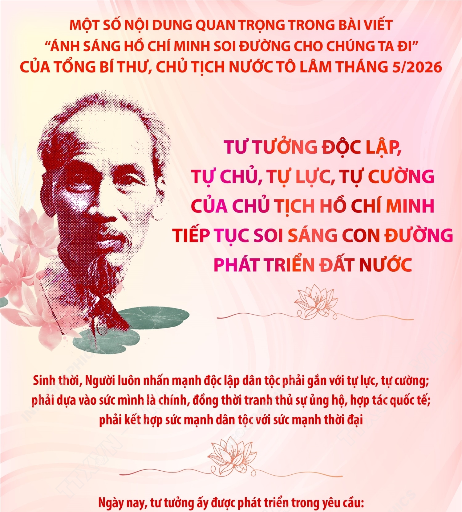Tổng Bí thư, Chủ tịch nước Tô Lâm: Tư tưởng độc lập, tự chủ, tự...