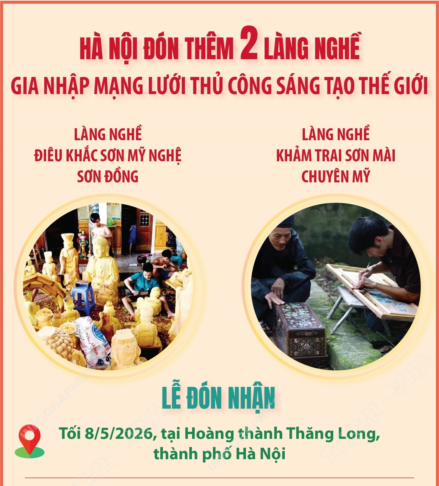Hà Nội đón thêm hai làng nghề gia nhập mạng lưới thủ công sáng tạo...