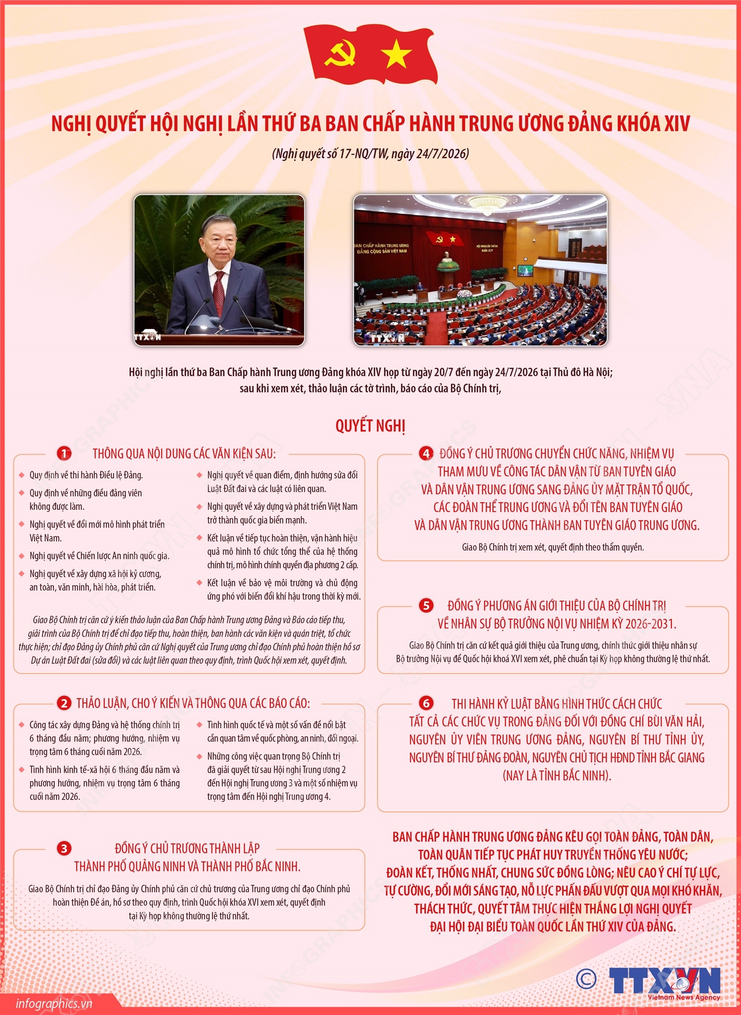 Nghị quyết Hội nghị lần thứ ba Ban Chấp hành Trung ương Đảng khóa XIV