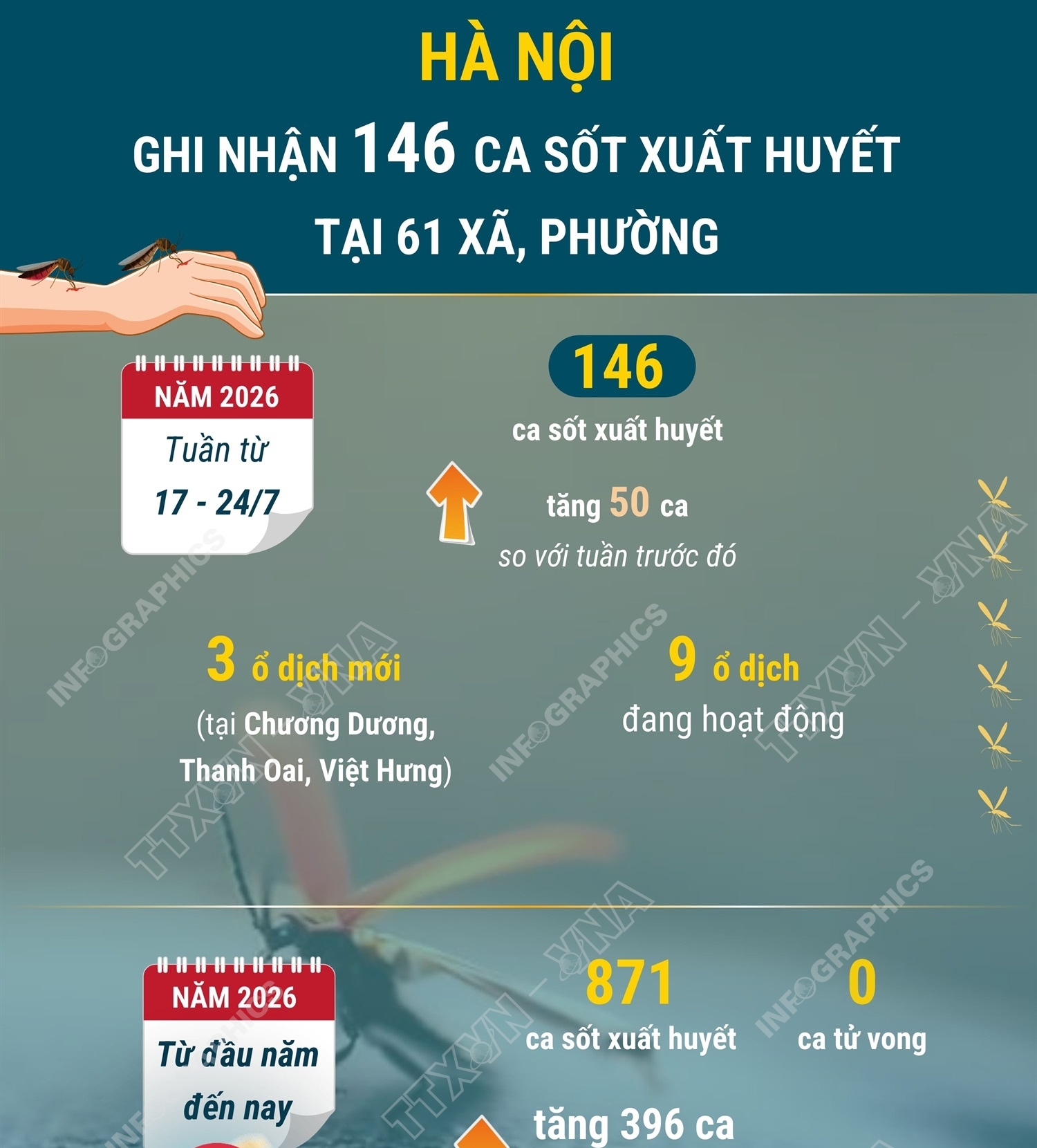 Hà Nội: Dịch sốt xuất huyết có xu hướng gia tăng