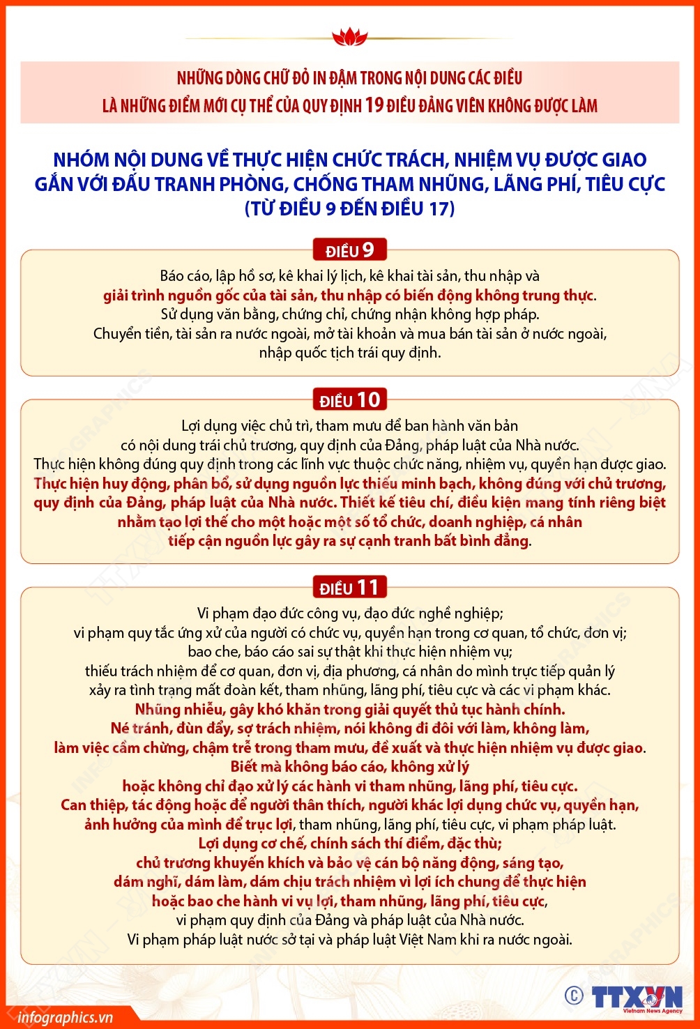 Tìm hiểu về những quy định mới trong 19 điều đảng viên không được làm...
