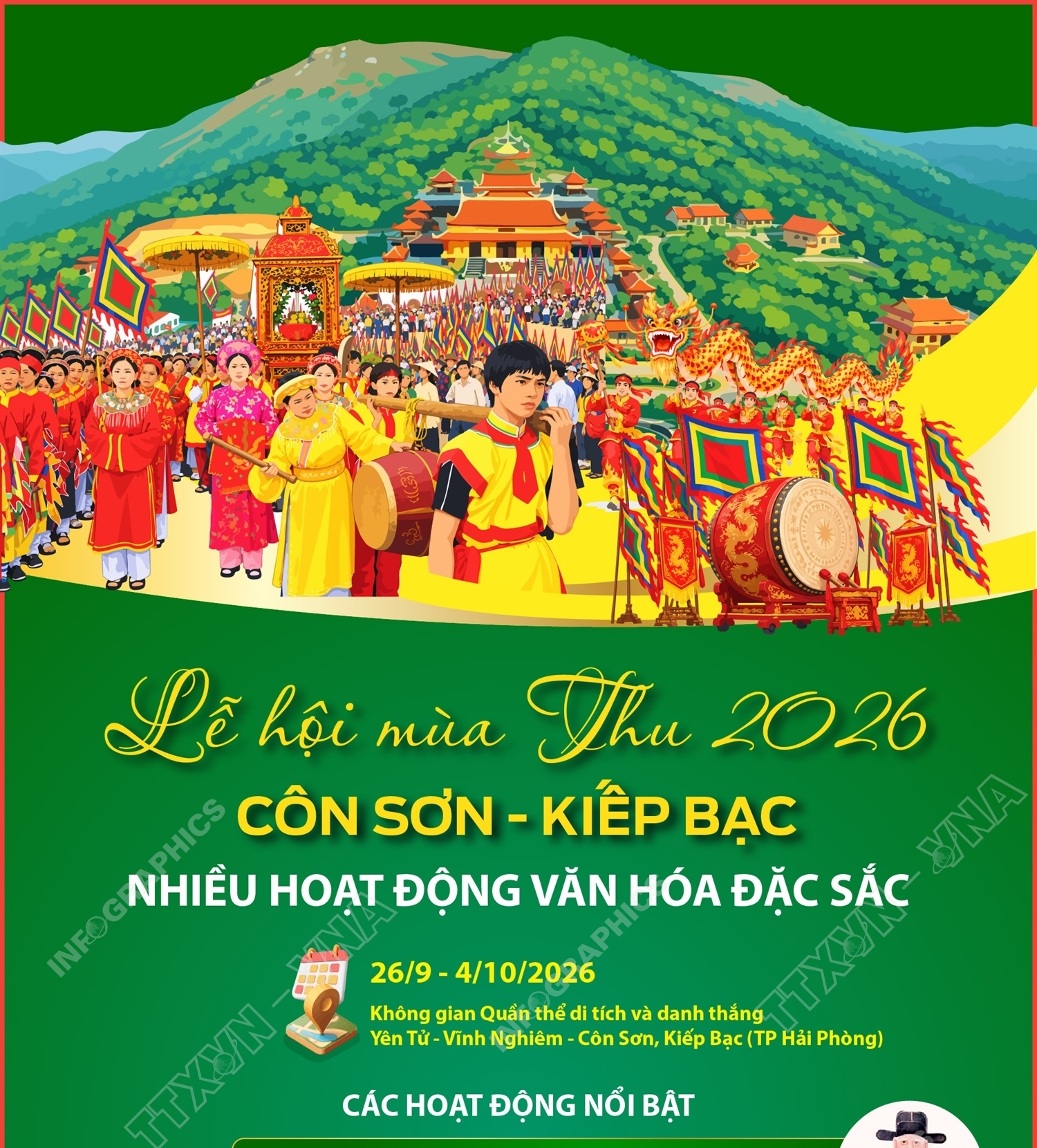 Nhiều hoạt động văn hóa đặc sắc tại Lễ hội Côn Sơn, Kiếp Bạc -...