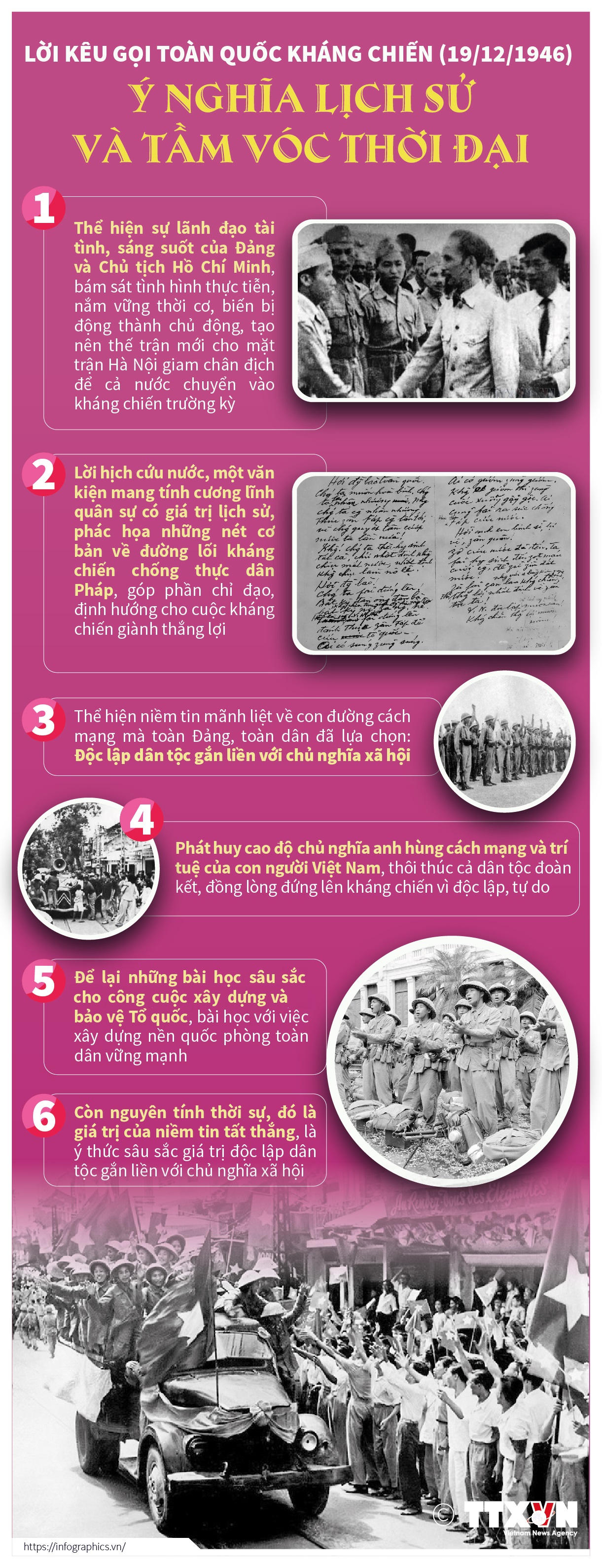 Lời kêu gọi Toàn quốc kháng chiến (19/12/1946): Ý nghĩa lịch sử và tầm vóc...