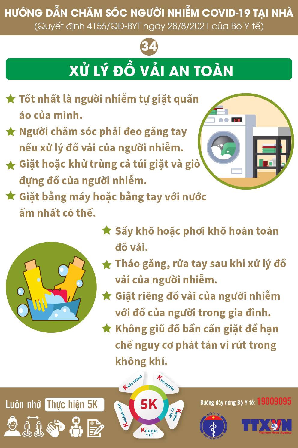 Xử lý đồ vải an toàn
