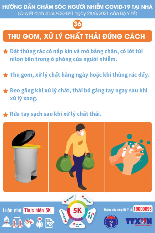 Thu gom, xử lý chất thải đúng cách