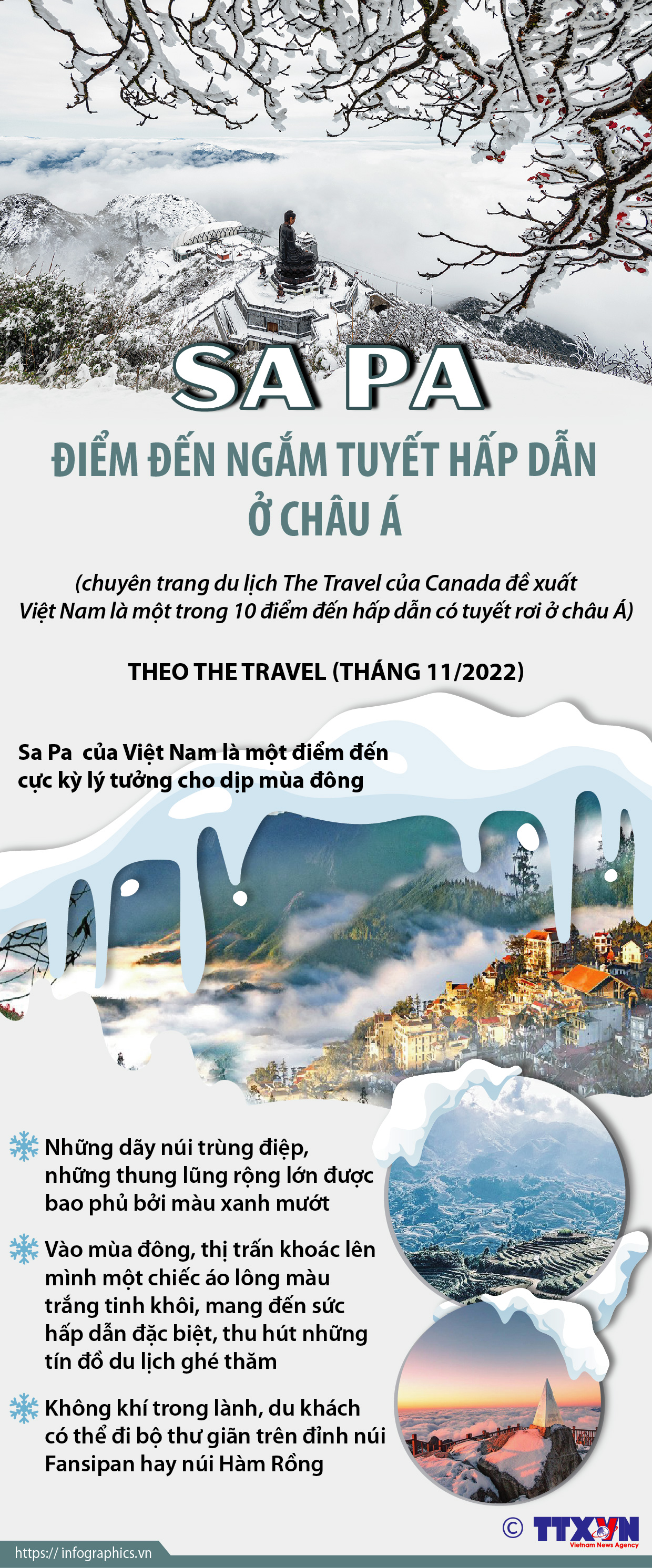 Sa Pa - Điểm đến ngắm tuyết hấp dẫn ở châu Á