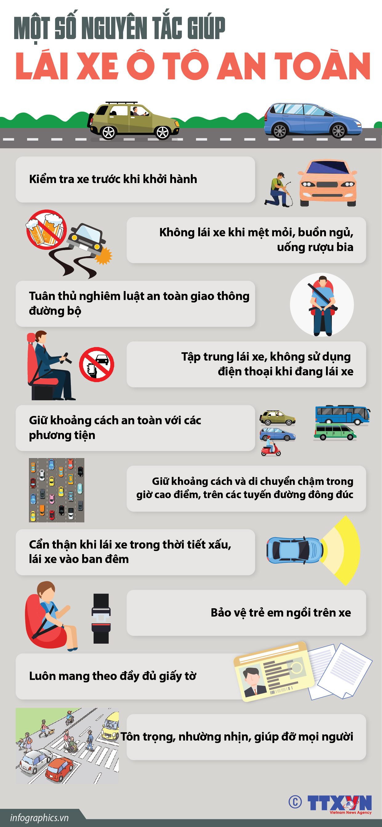 Lái xe ô tô an toàn là nghĩa vụ của mỗi tài xế. Hãy xem hình ảnh liên quan để nâng cao kiến thức và kỹ năng lái xe, tránh tai nạn và giữ an toàn cho mình và những người xung quanh trên đường.