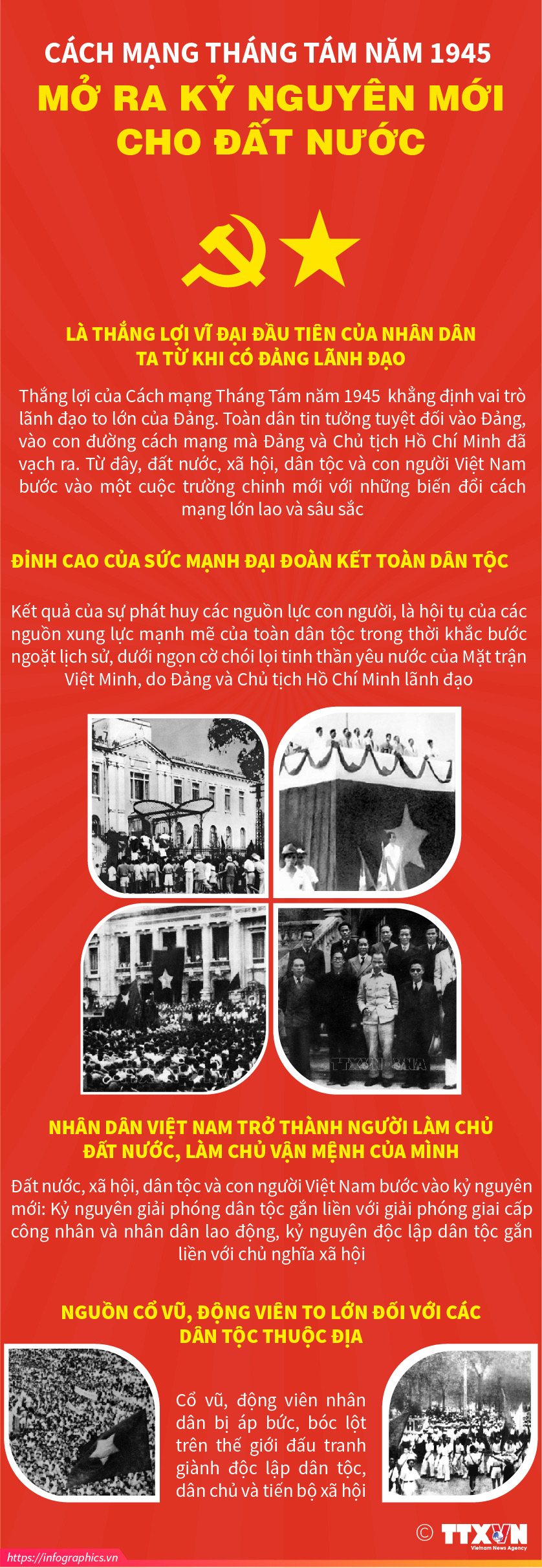Cách mạng Tháng Tám 1945: Mở ra kỷ nguyên mới cho đất nước