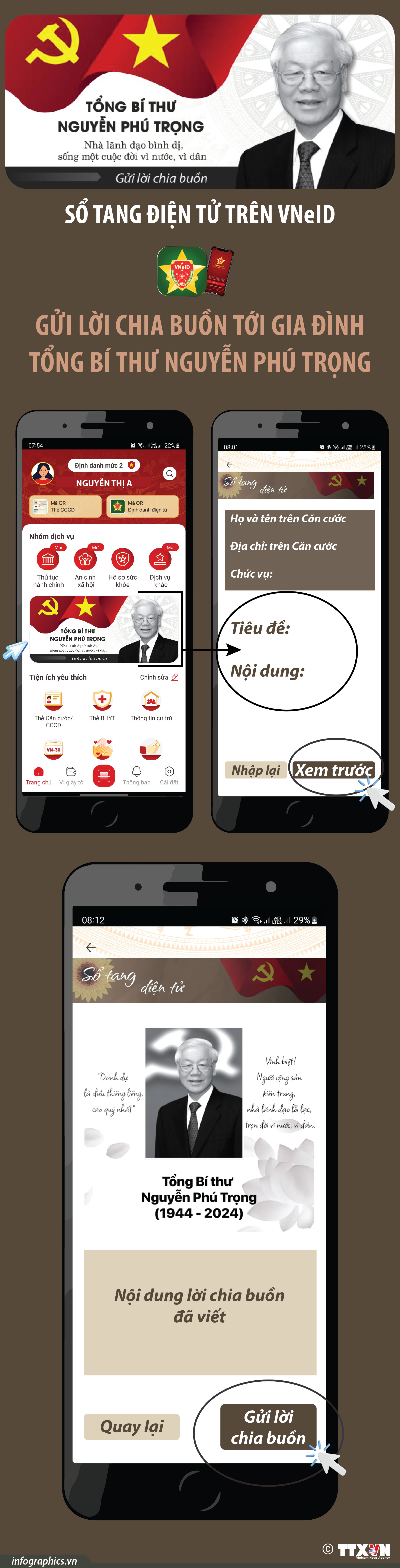 Hướng dẫn ghi Sổ tang điện tử trên VNeID để chia buồn với gia đình...