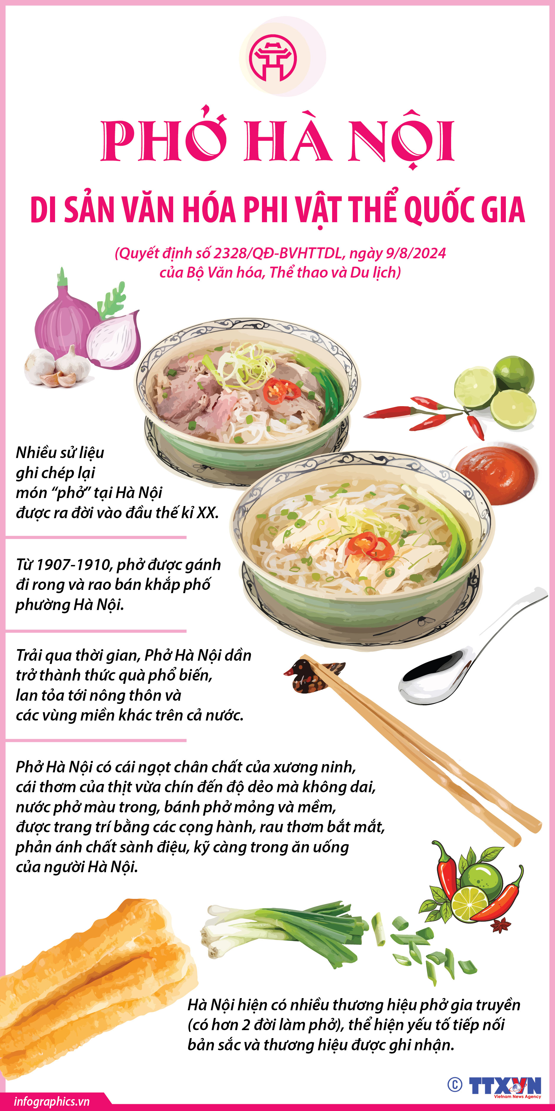 Phở Hà Nội: Di sản văn hóa phi vật thể Quốc gia