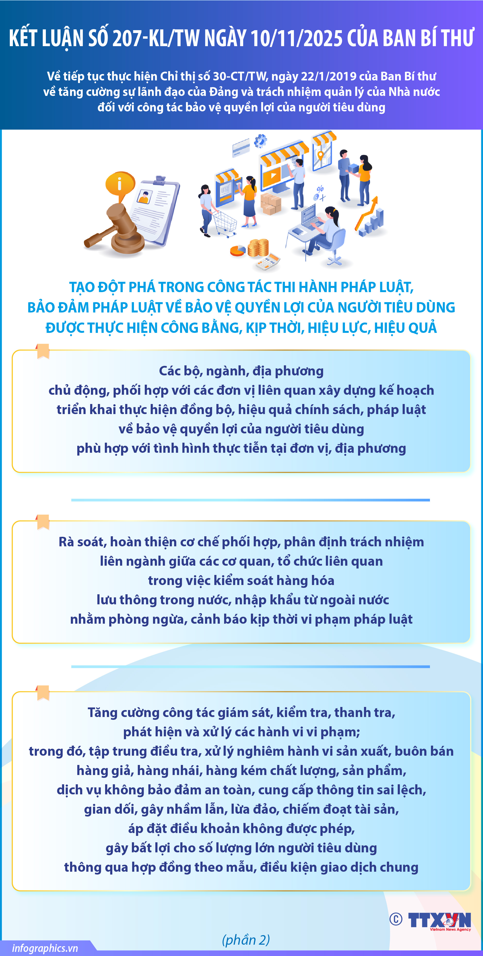 Kết luận số 207-KL/TW: Tạo đột phá trong công tác thi hành pháp luật, bảo...