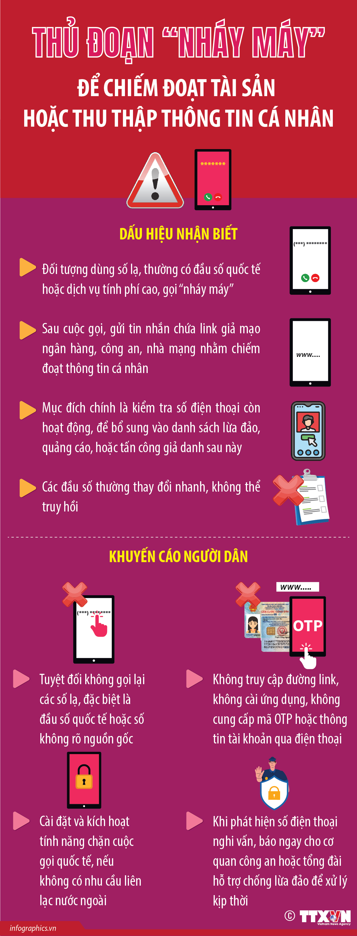 Thủ đoạn “nháy máy” để chiếm đoạt tài sản hoặc thu thập thông tin cá...