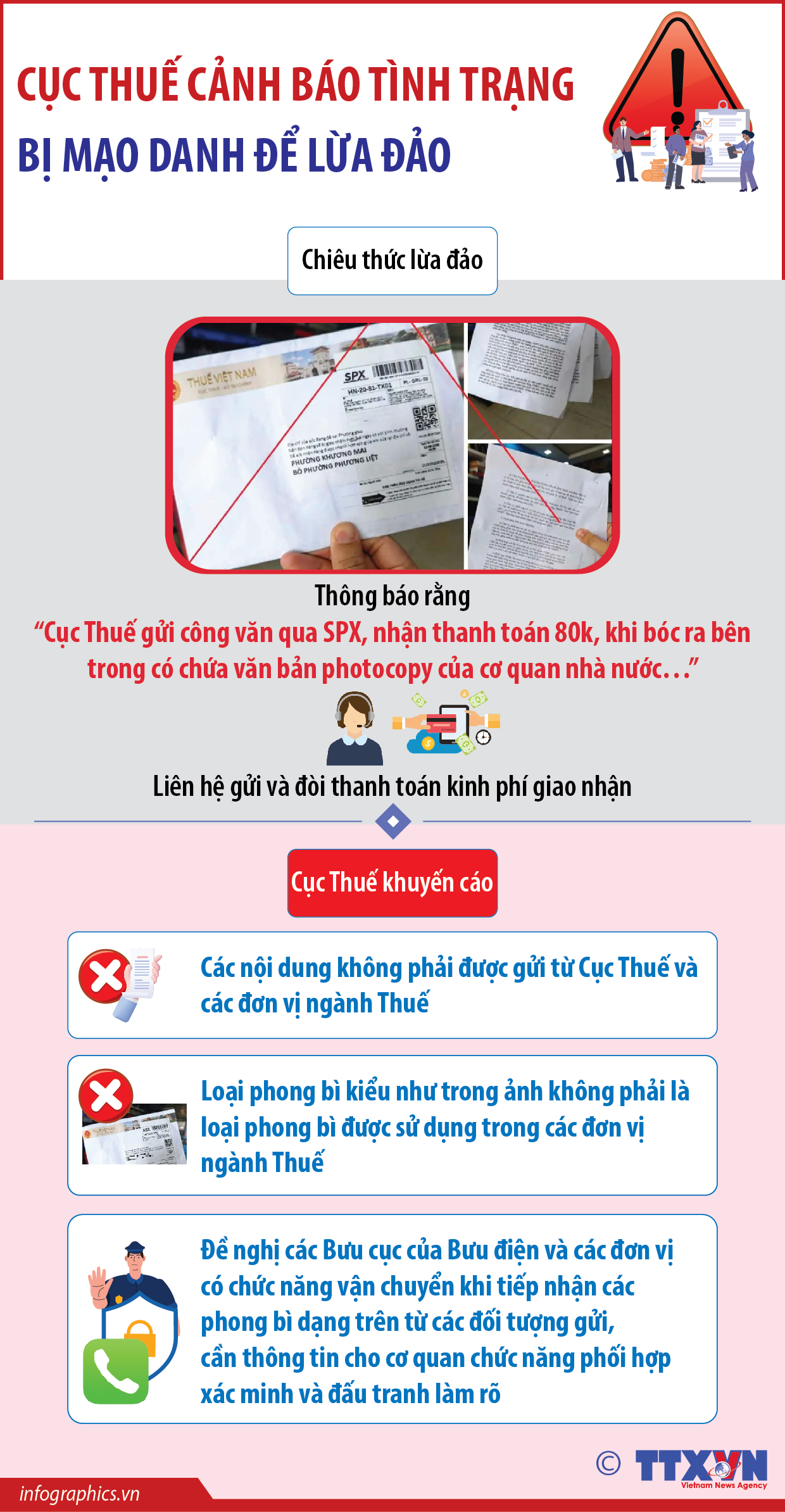 Cục Thuế cảnh báo tình trạng bị mạo danh để lừa đảo