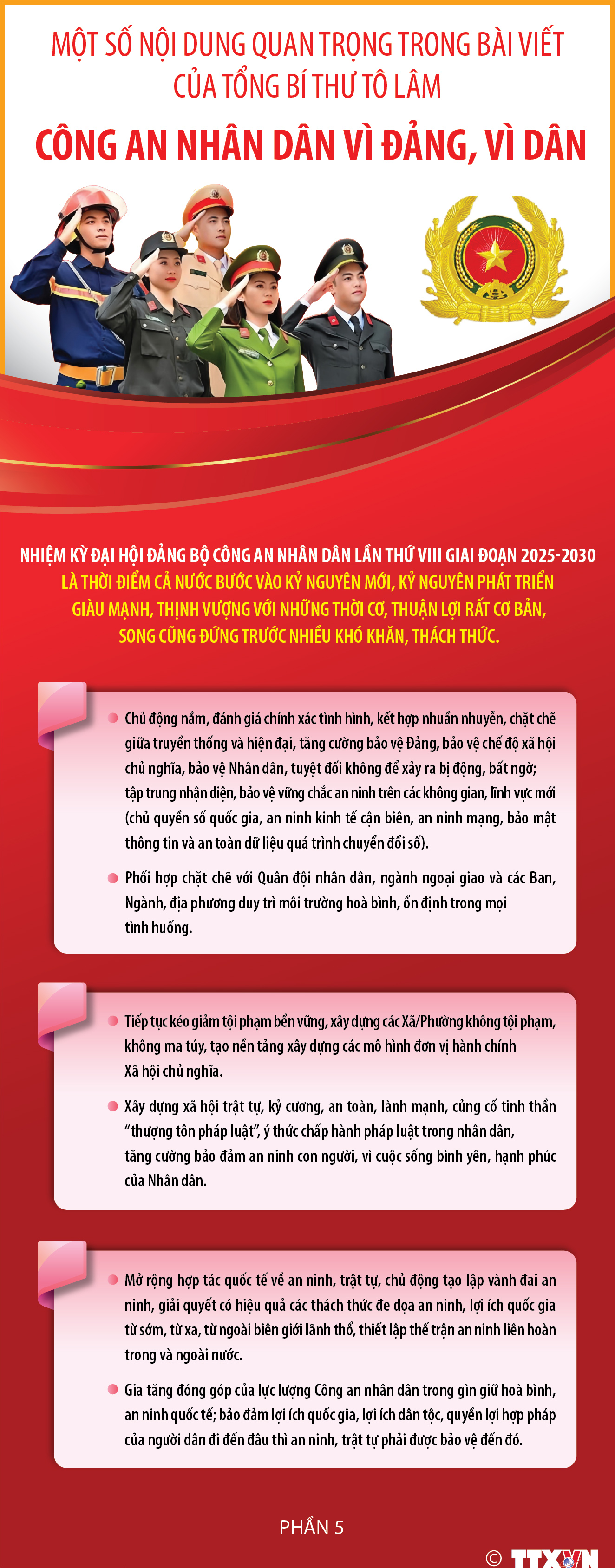 Một số nội dung quan trọng trong bài viết của Tổng Bí thư Tô Lâm:...