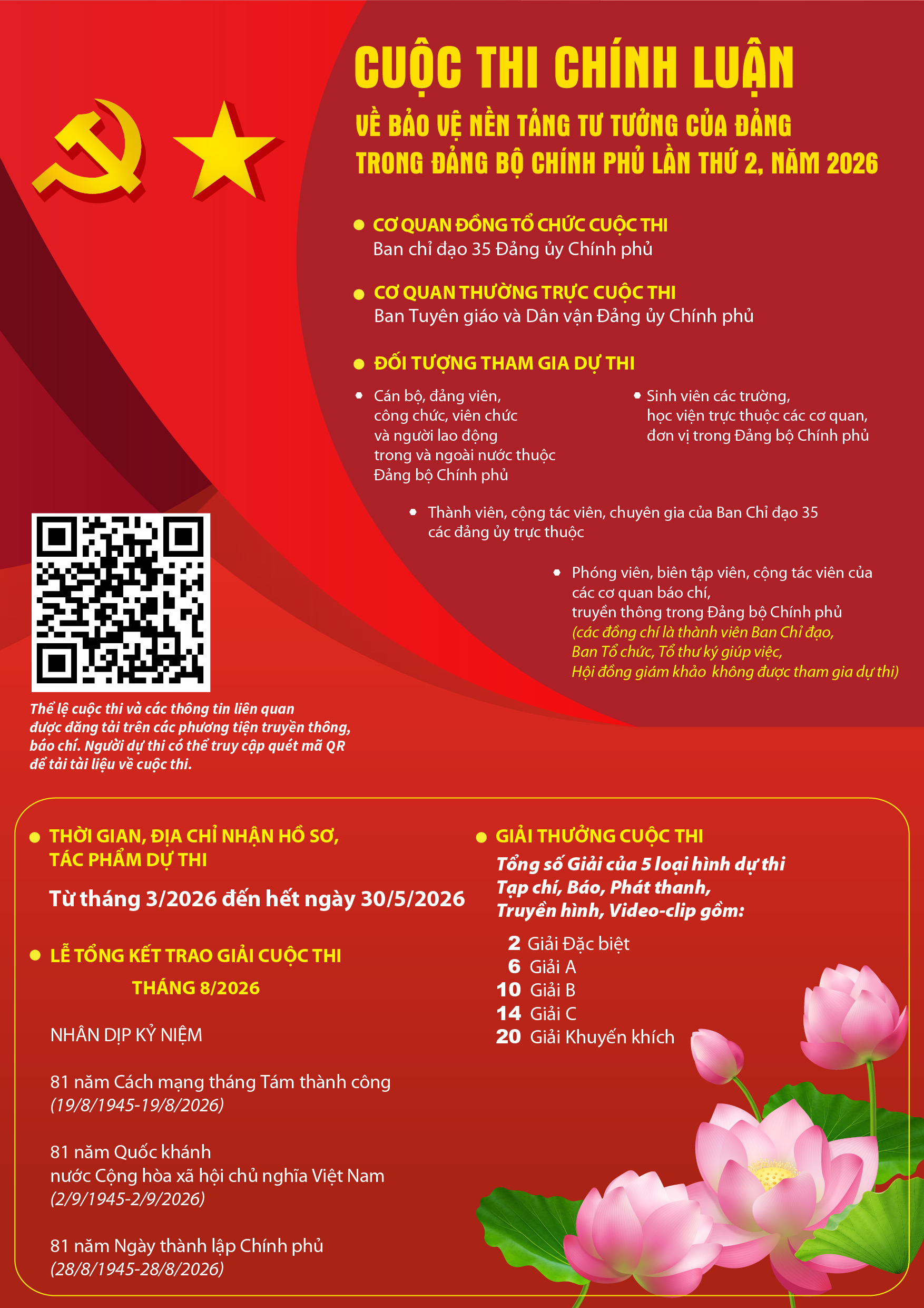Đảng ủy Chính phủ phát động Cuộc thi chính luận về bảo vệ nền tảng...