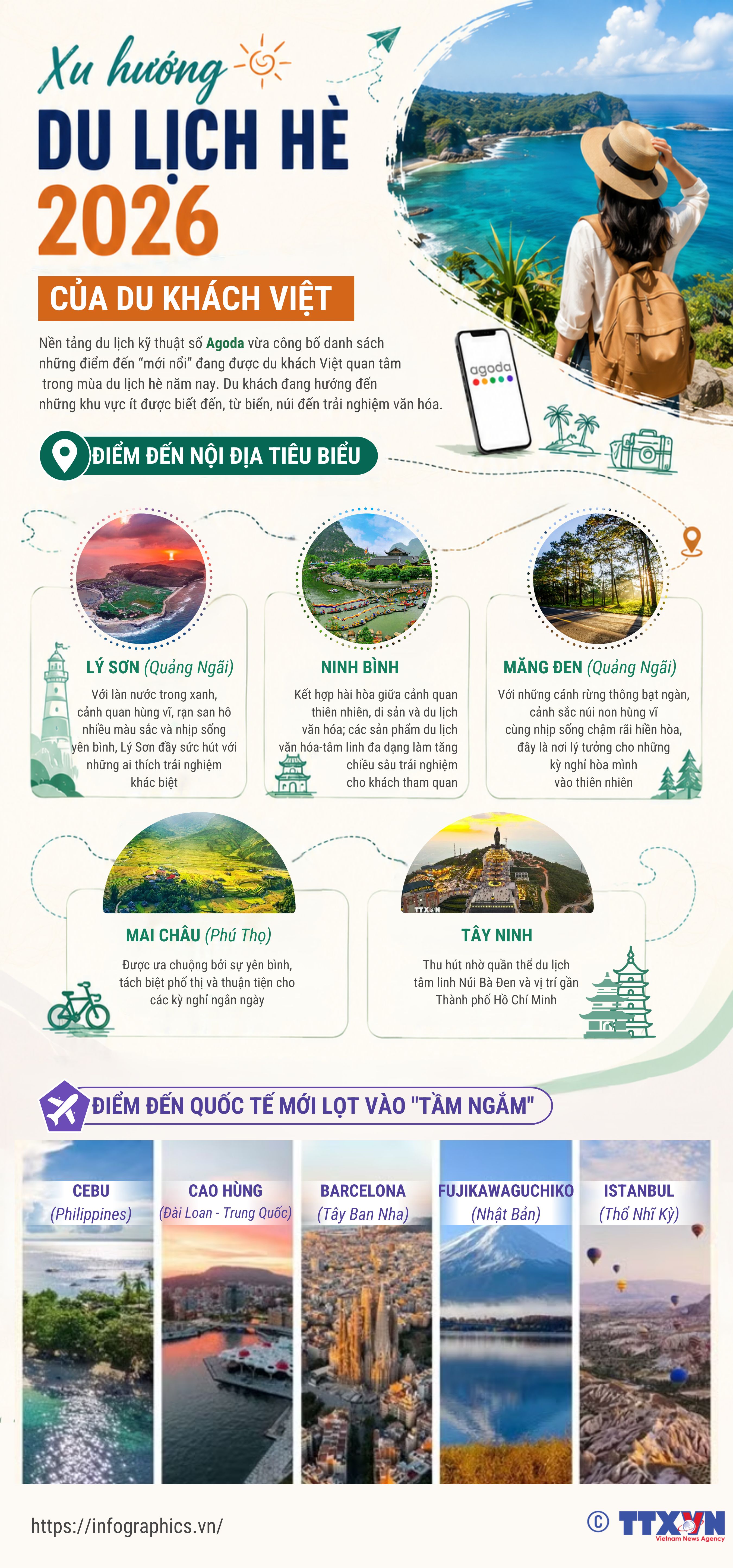 Xu hướng du lịch hè 2026 của du khách Việt