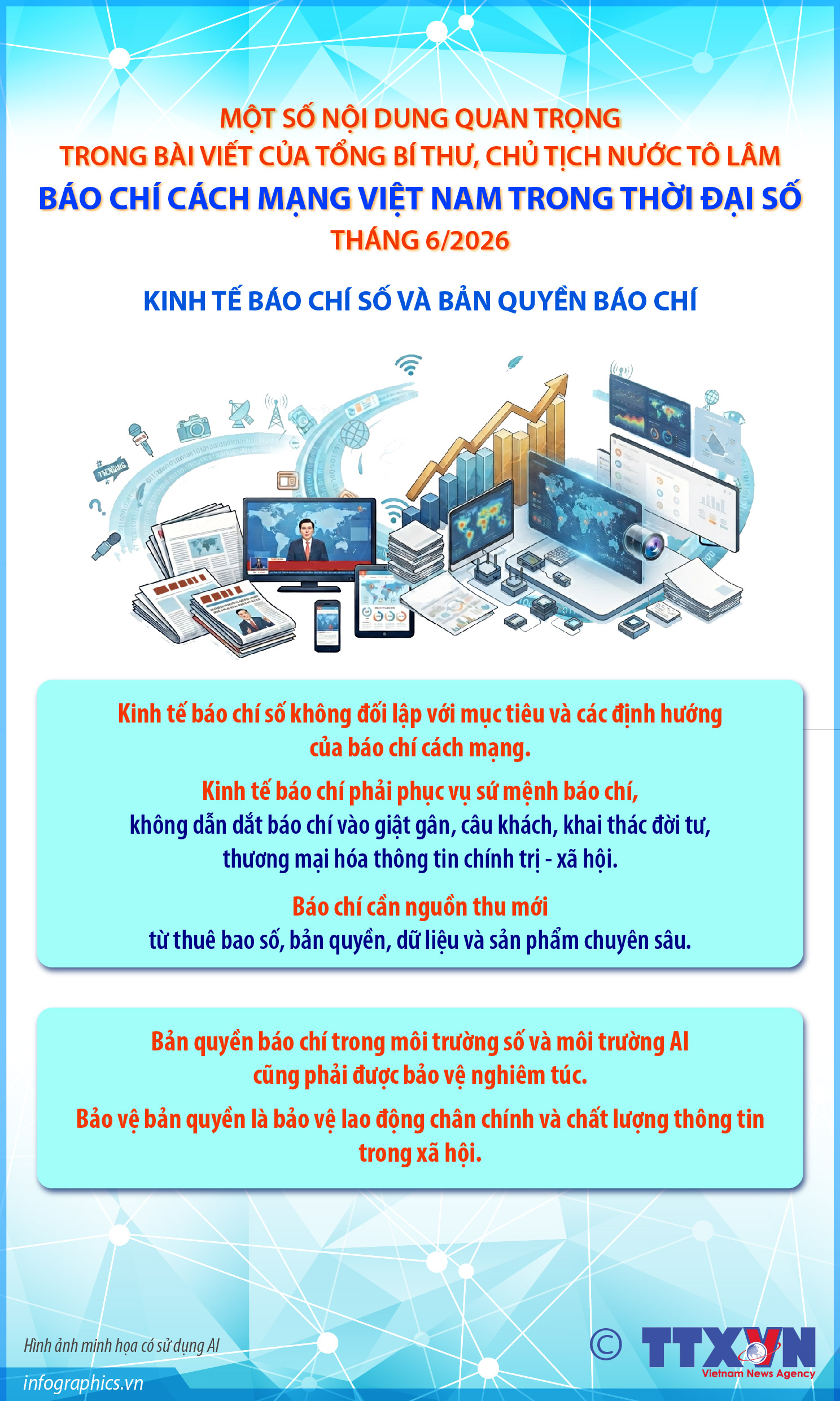 Một số nội dung quan trọng trong bài viết của Tổng Bí thư, Chủ tịch...