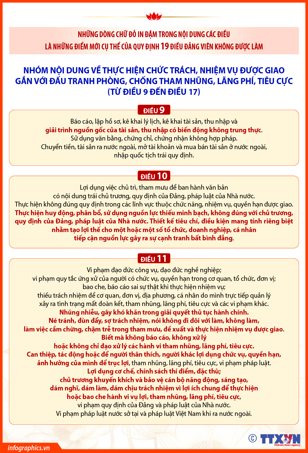 Tìm hiểu về những quy định mới trong 19 điều đảng viên không được làm...