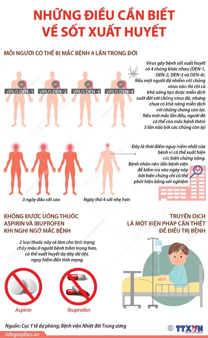 Những điều cần biết về sốt xuất huyết