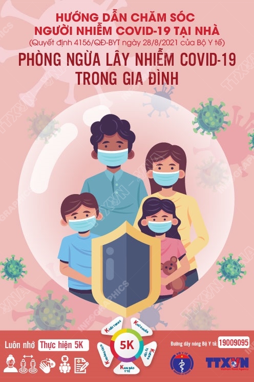Phòng ngừa lây nhiễm COVID-19 trong gia đình