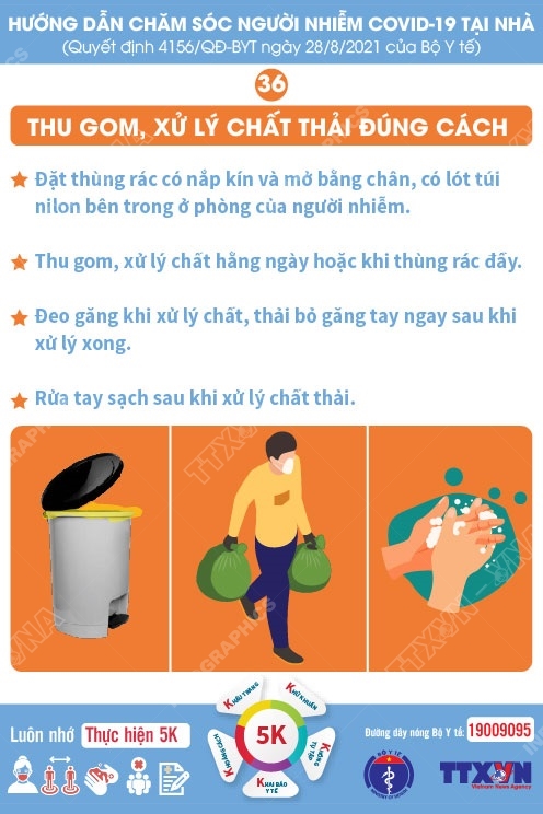 Thu gom, xử lý chất thải đúng cách