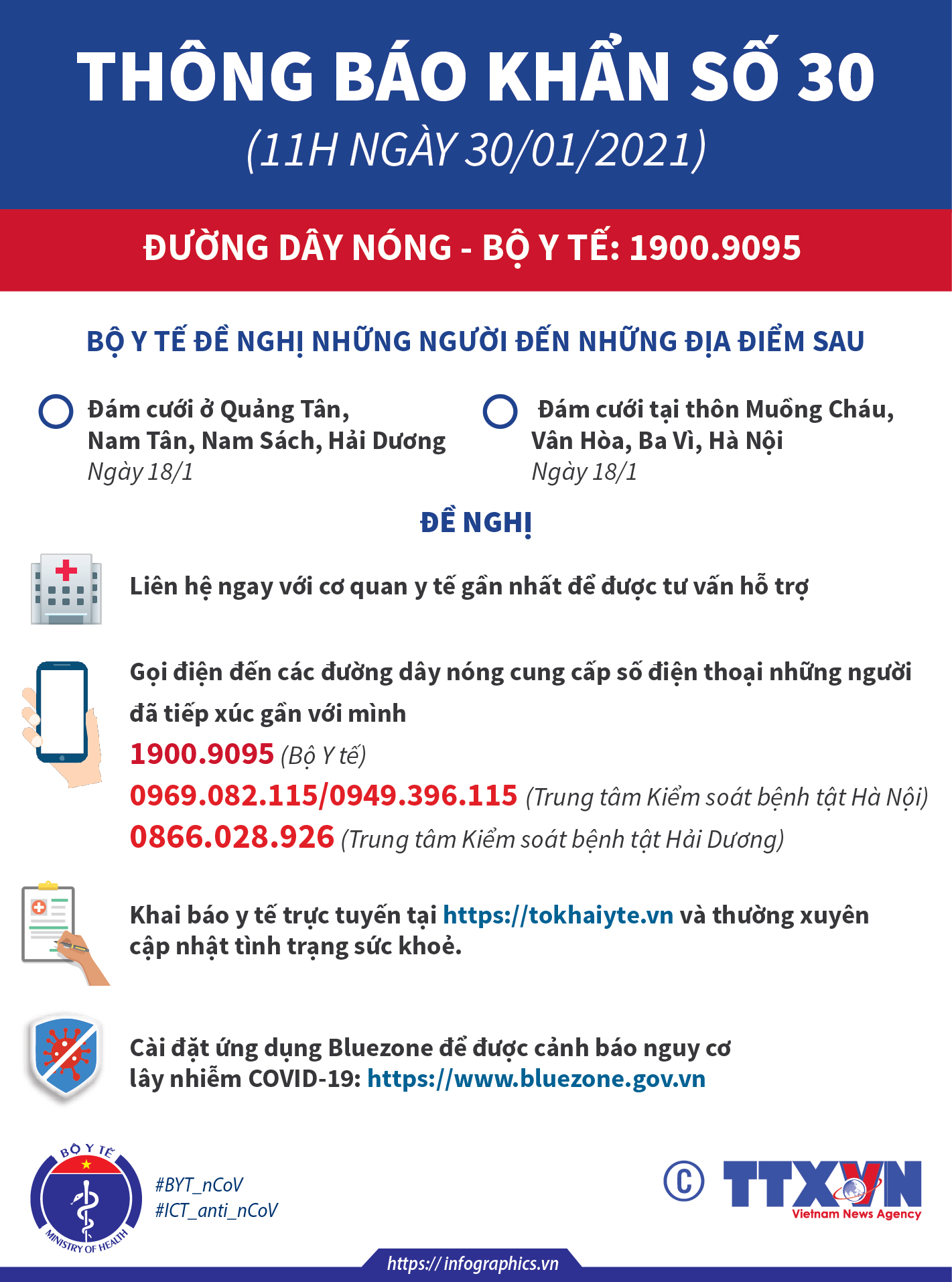 Thông báo khẩn số 30