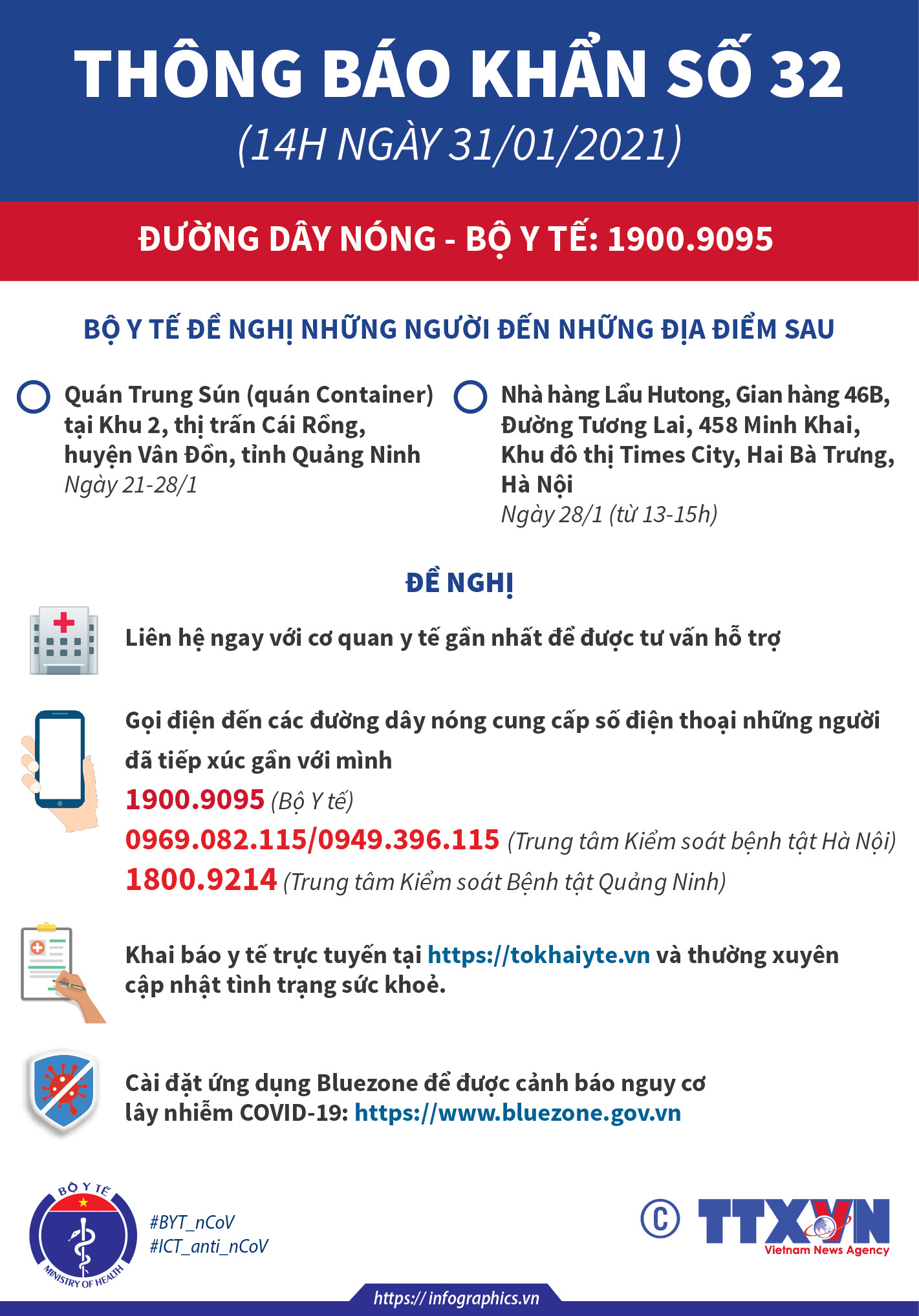 Thông báo khẩn số 32