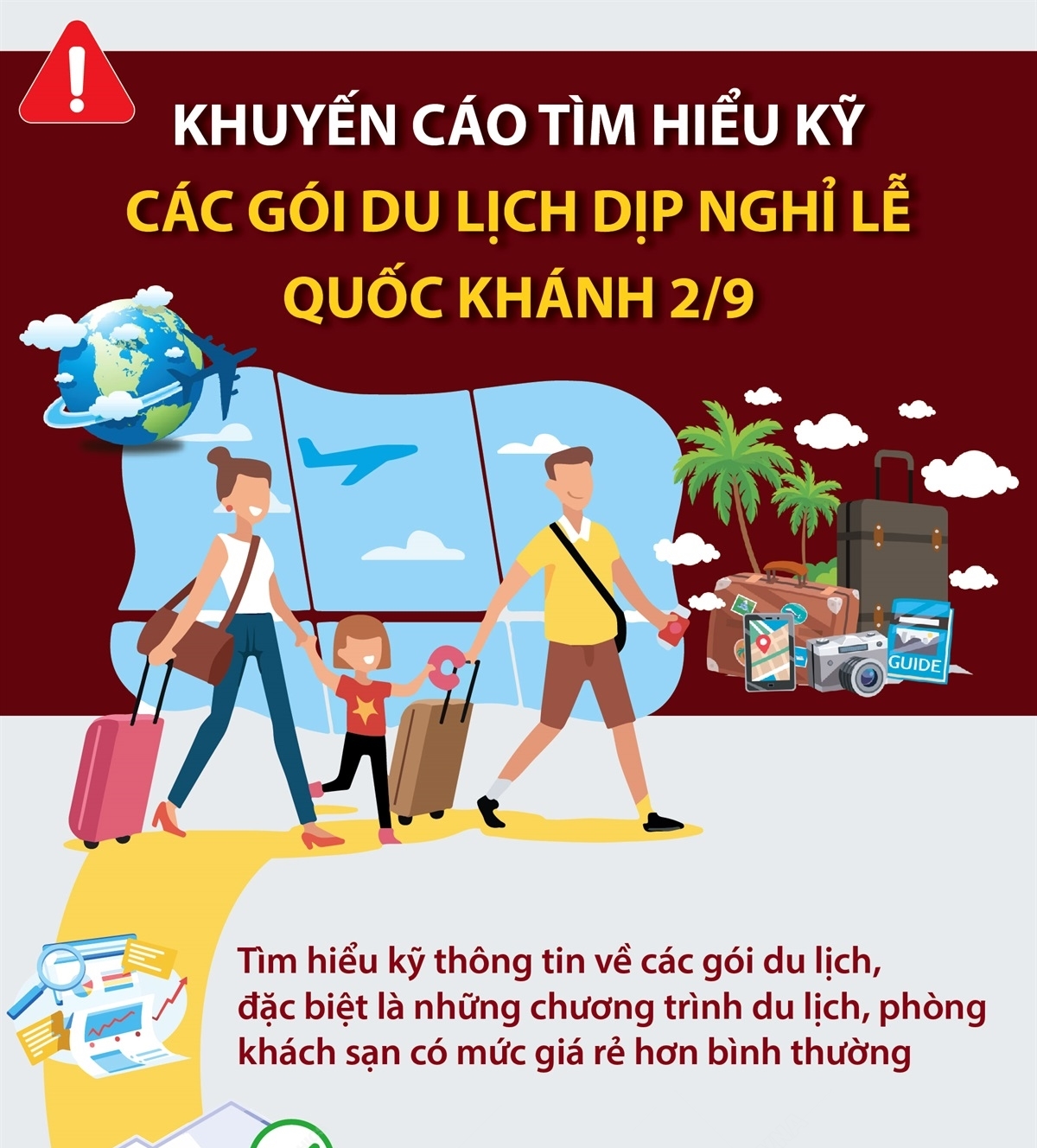 Khuyến cáo tìm hiểu kỹ các gói du lịch dịp nghỉ lễ Quốc khánh 2/9
