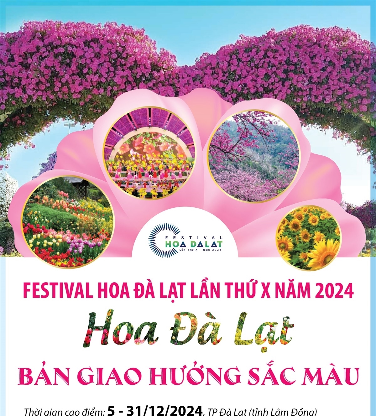 Festival hoa Đà Lạt lần thứ X năm 2024 - Bản giao hưởng sắc màu